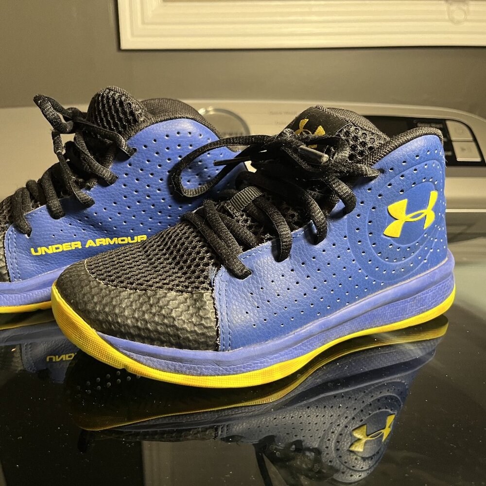 Under Armour Boys Shoes, Blue, 1 Year